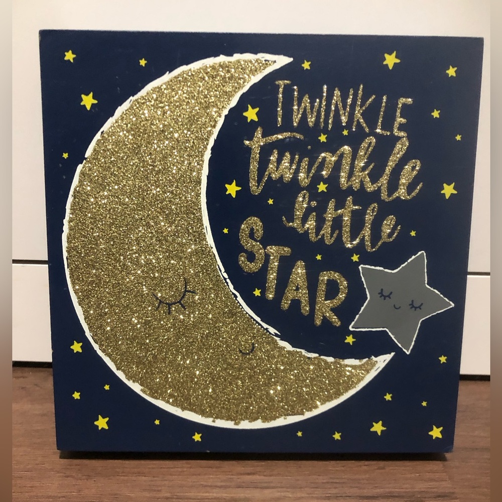 Twinkle Twinkle Little Star Plaque Decor